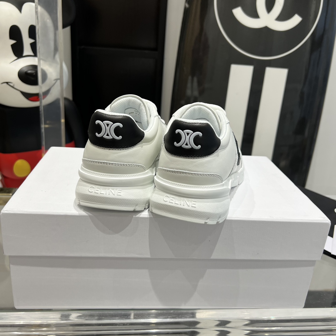 Celine Runner CR-02 Low Lace-up Sneaker In Calfskin - PerfectKickZ