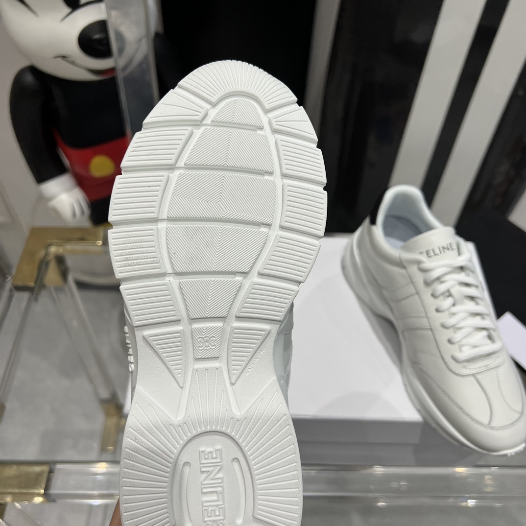 Celine Runner CR-02 Low Lace-up Sneaker In Calfskin - PerfectKickZ
