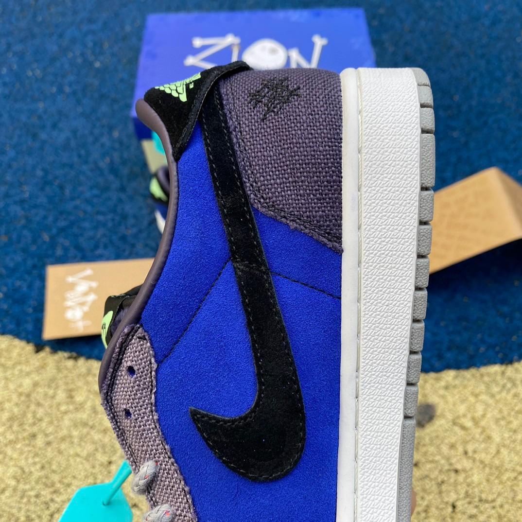 Zion Williamson x Jordan Air Jordan 1 Low Sneaker    dz7292-202 - PerfectKickZ