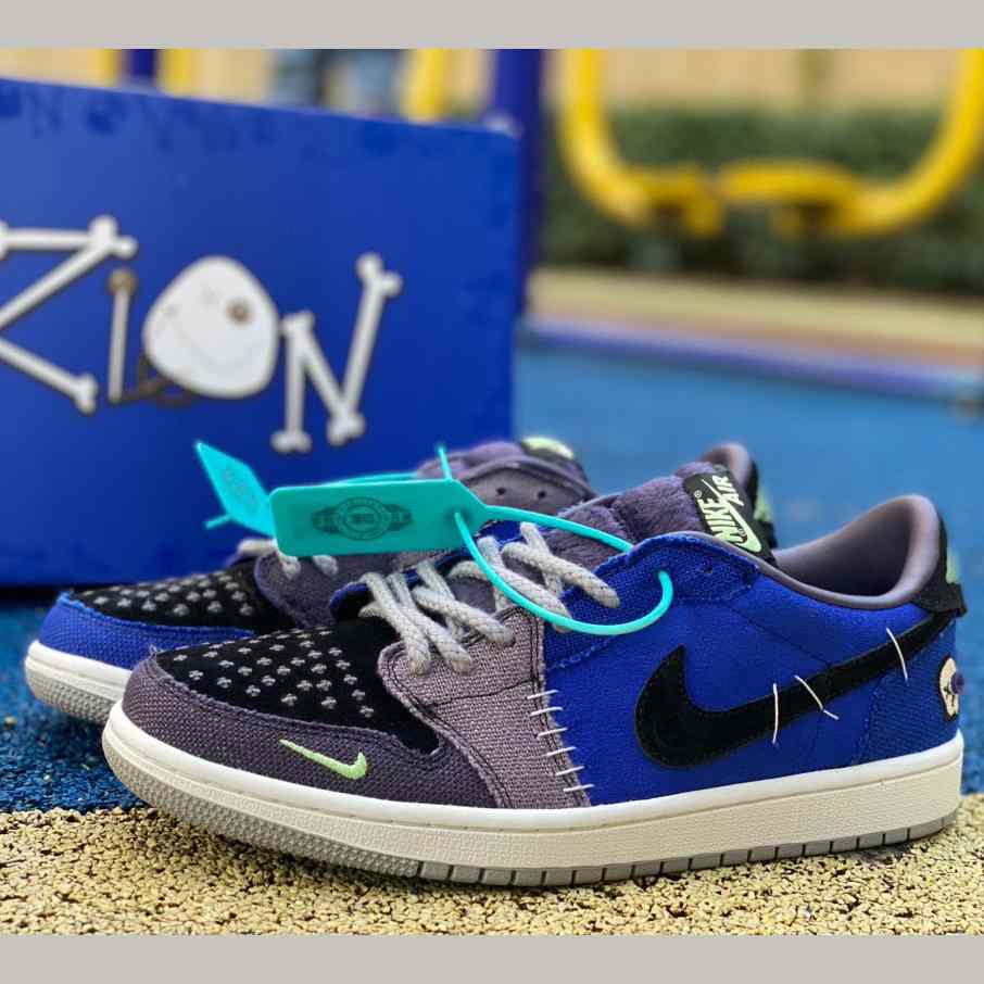 Zion Williamson x Jordan Air Jordan 1 Low Sneaker    dz7292-202 - PerfectKickZ