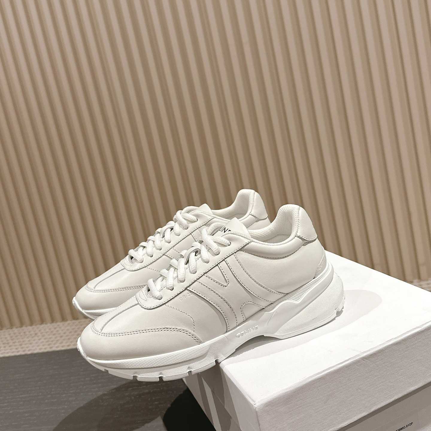Celine Runner CR-01 Low Lace-up Sneaker In Calfskin - PerfectKickZ