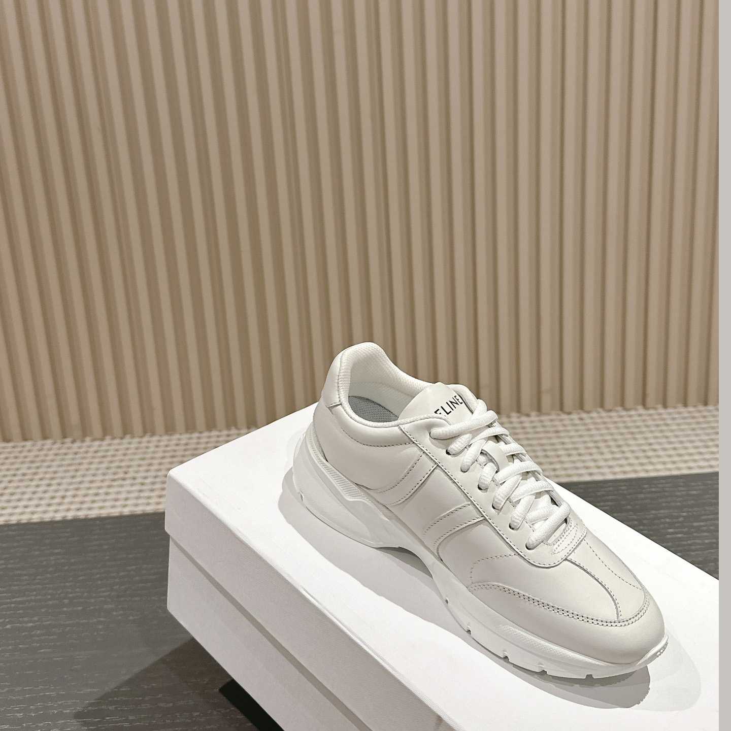 Celine Runner CR-01 Low Lace-up Sneaker In Calfskin - PerfectKickZ