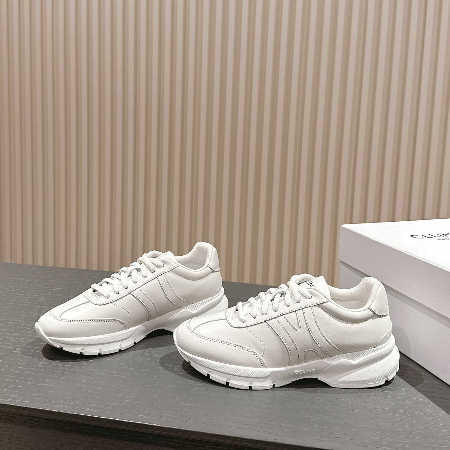 Celine Runner CR-01 Low Lace-up Sneaker In Calfskin - PerfectKickZ
