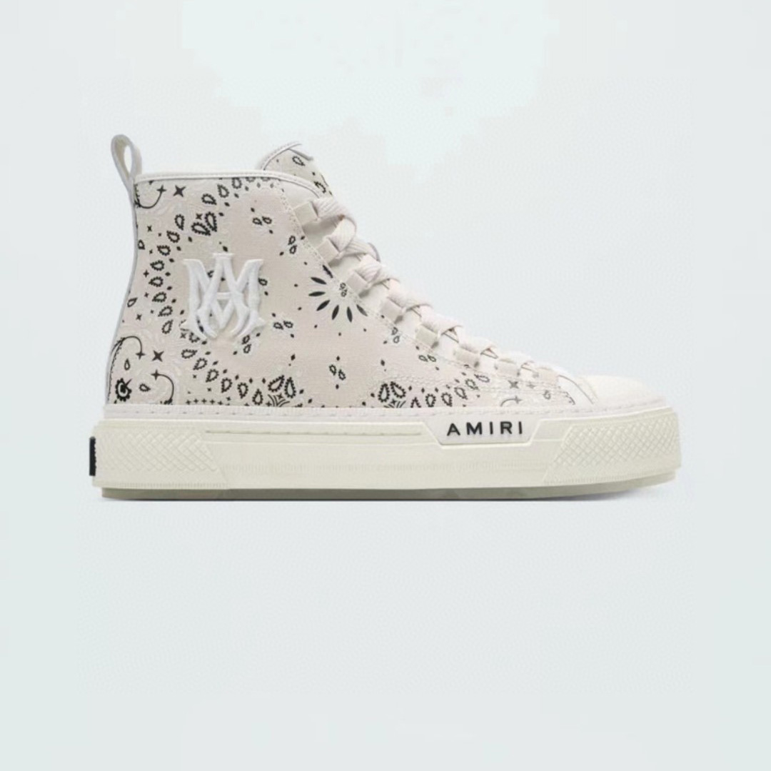 Amiri M.A. Court bandana-print Sneakers - PerfectKickZ