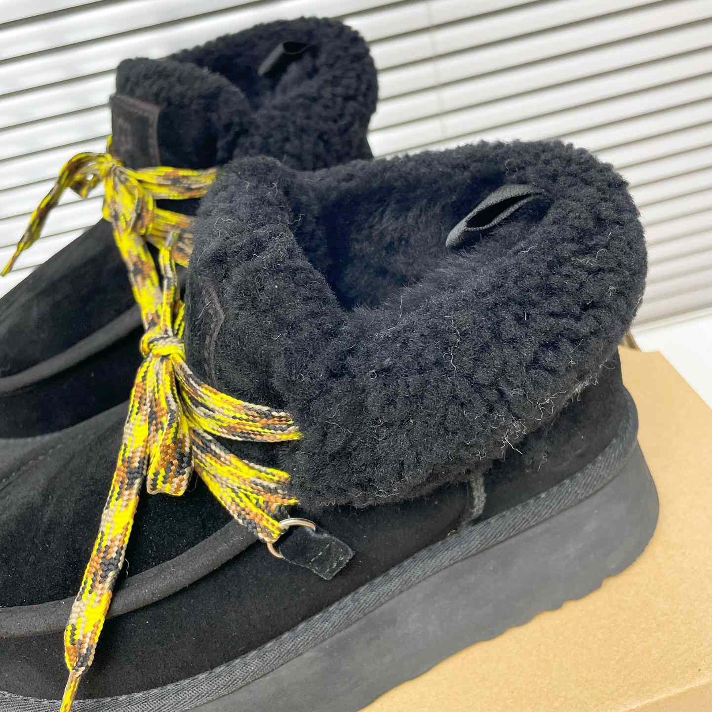 Ugg Funkarra Cabin Cuff Platform Boots - PerfectKickZ