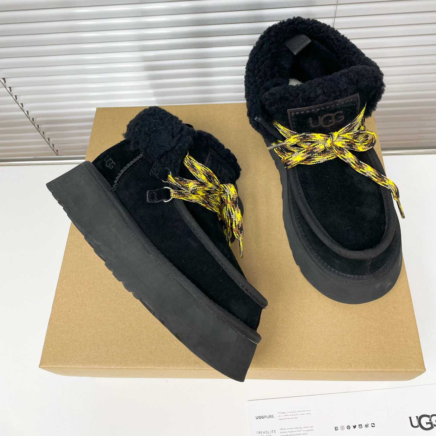 Ugg Funkarra Cabin Cuff Platform Boots - PerfectKickZ