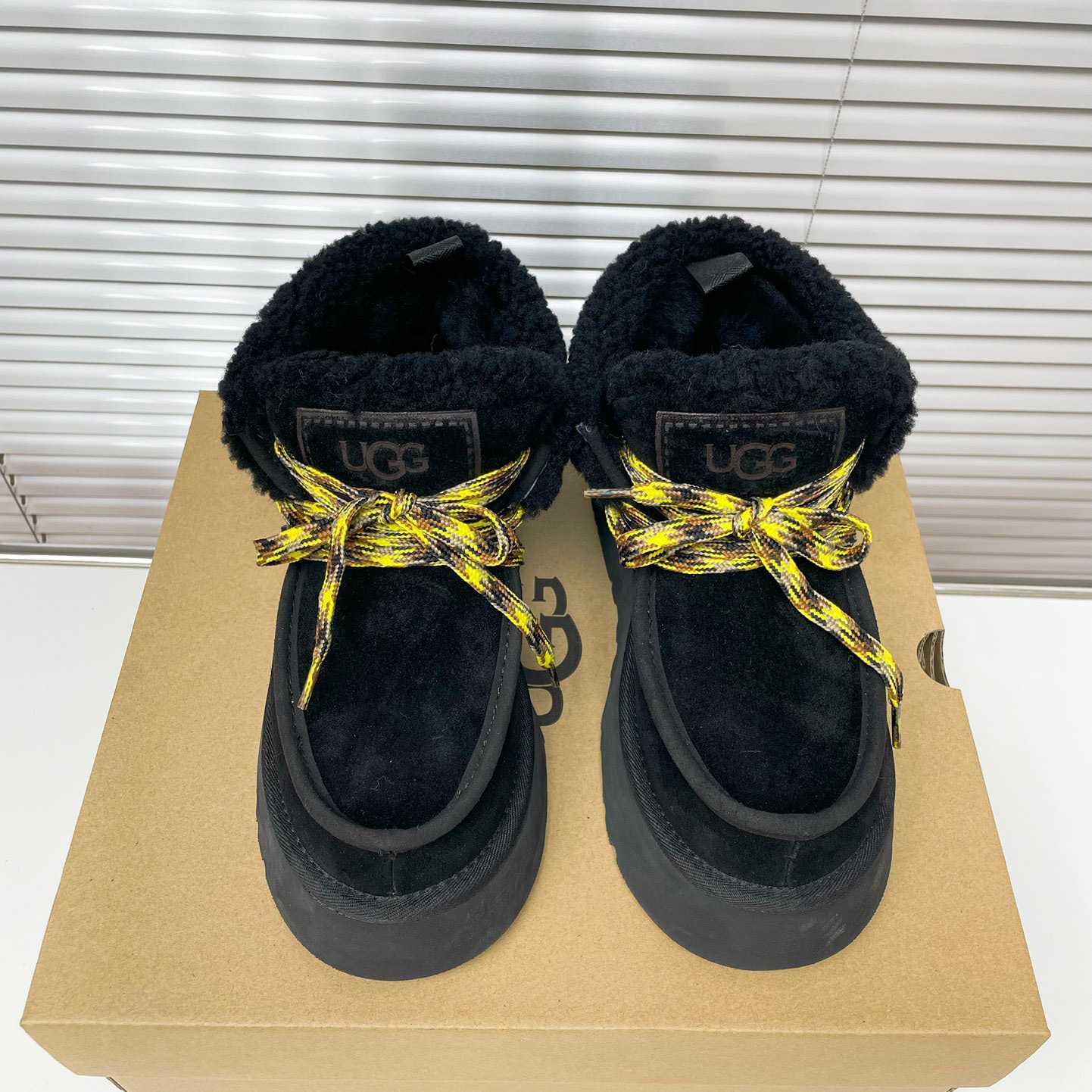 Ugg Funkarra Cabin Cuff Platform Boots - PerfectKickZ