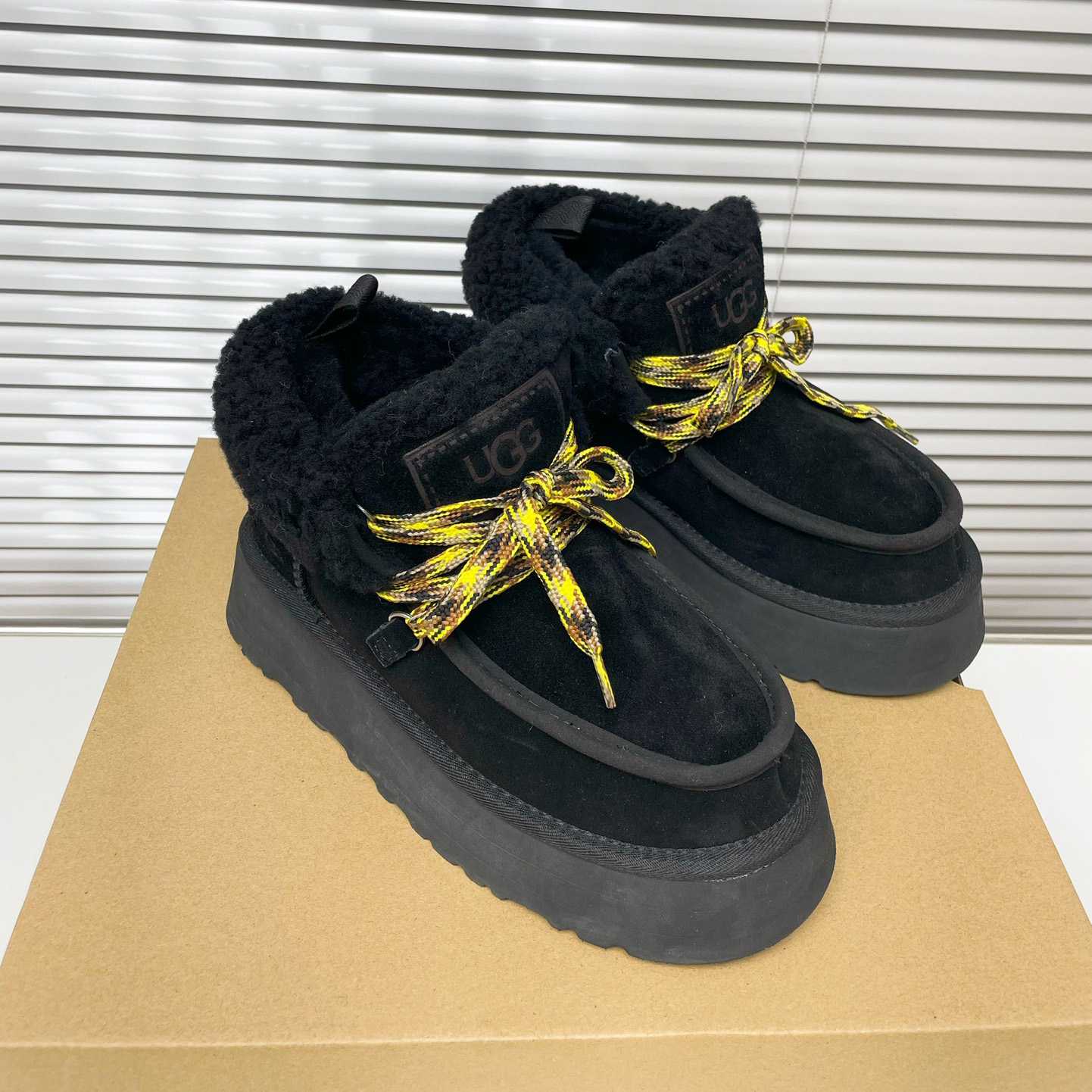 Ugg Funkarra Cabin Cuff Platform Boots - PerfectKickZ