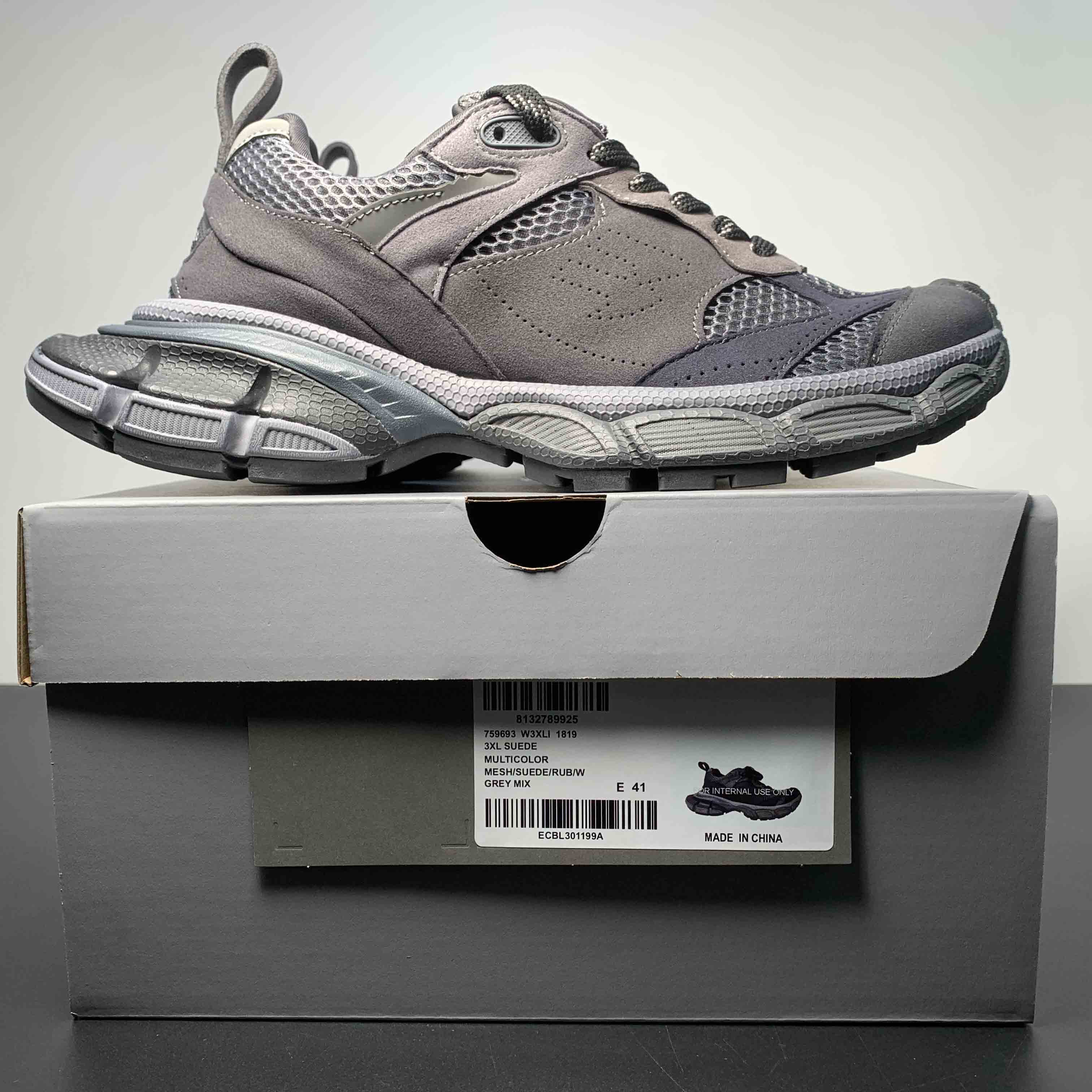 Balenciaga 3XL Sneaker In Dark Grey  - PerfectKickZ