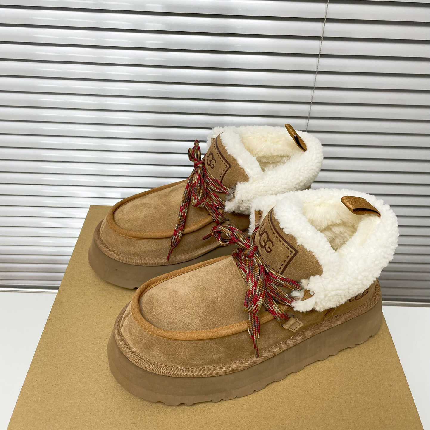 Ugg Funkarra Cabin Cuff Platform Boots - PerfectKickZ