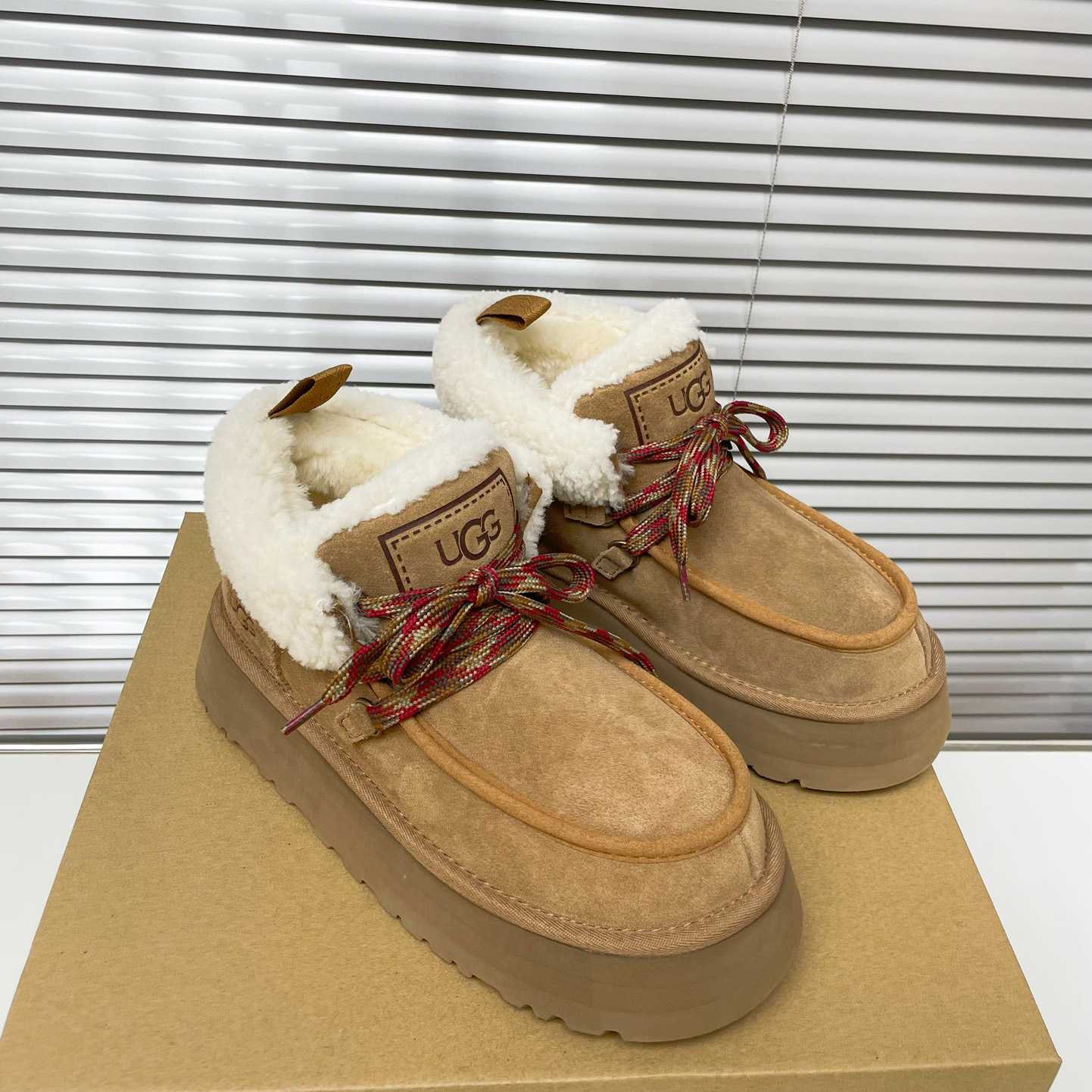 Ugg Funkarra Cabin Cuff Platform Boots - PerfectKickZ