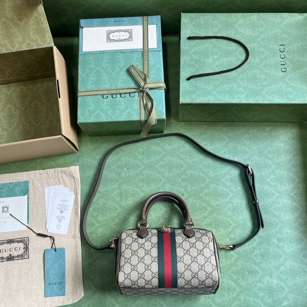 Gucci Ophidia GG Mini Top Handle Bag - PerfectKickZ