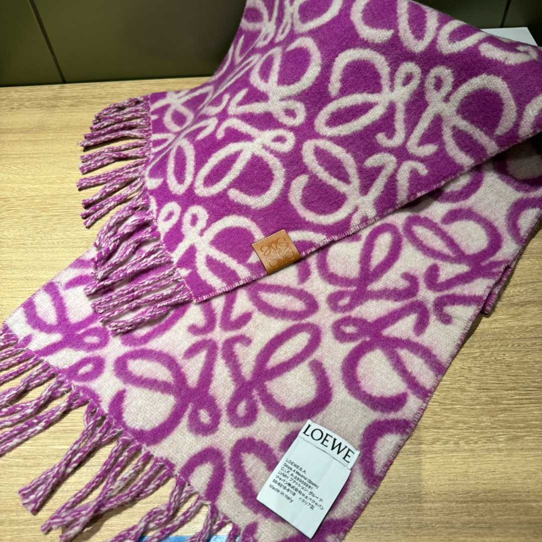 Loewe Anagram Scarf In Alpaca And Wool - PerfectKickZ