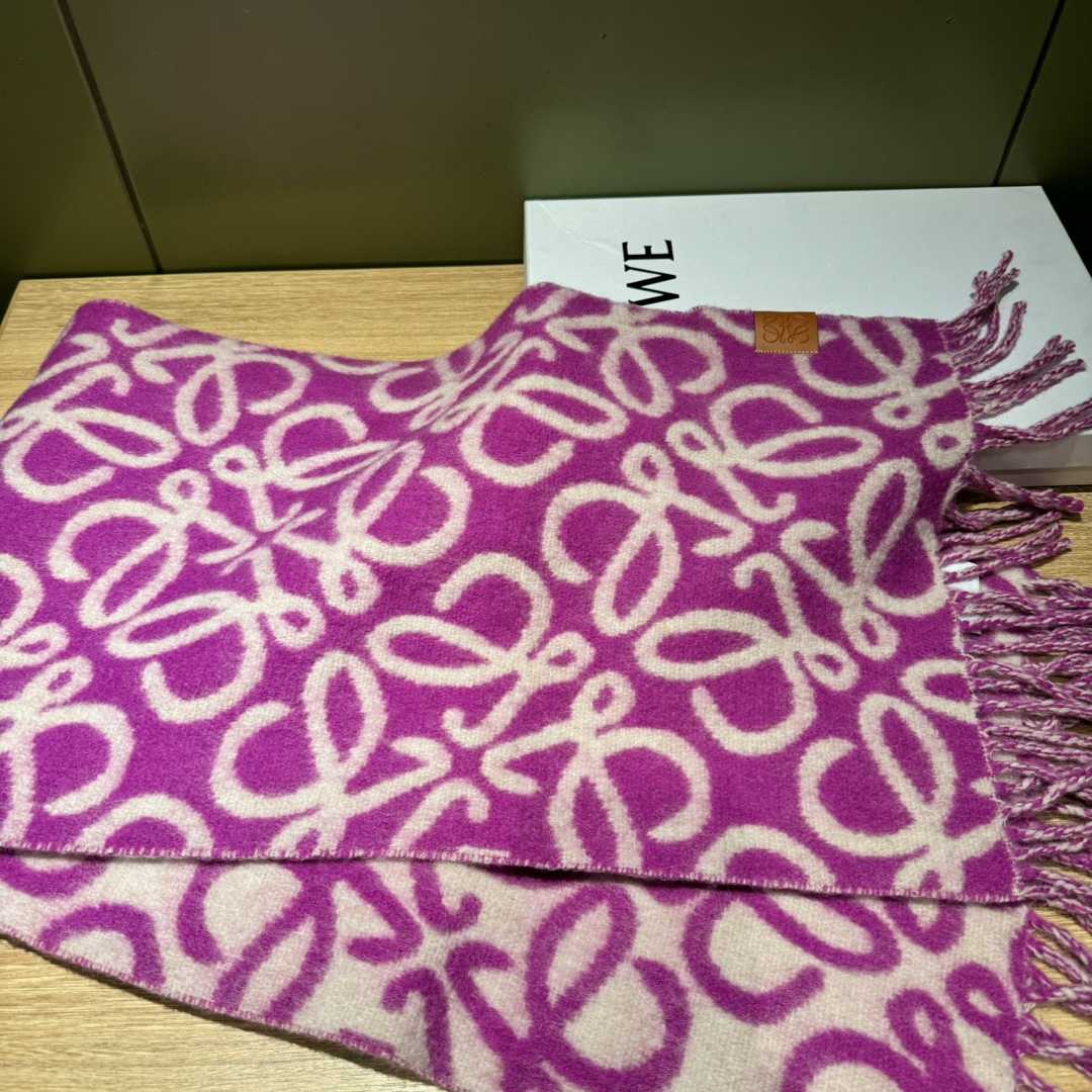 Loewe Anagram Scarf In Alpaca And Wool - PerfectKickZ