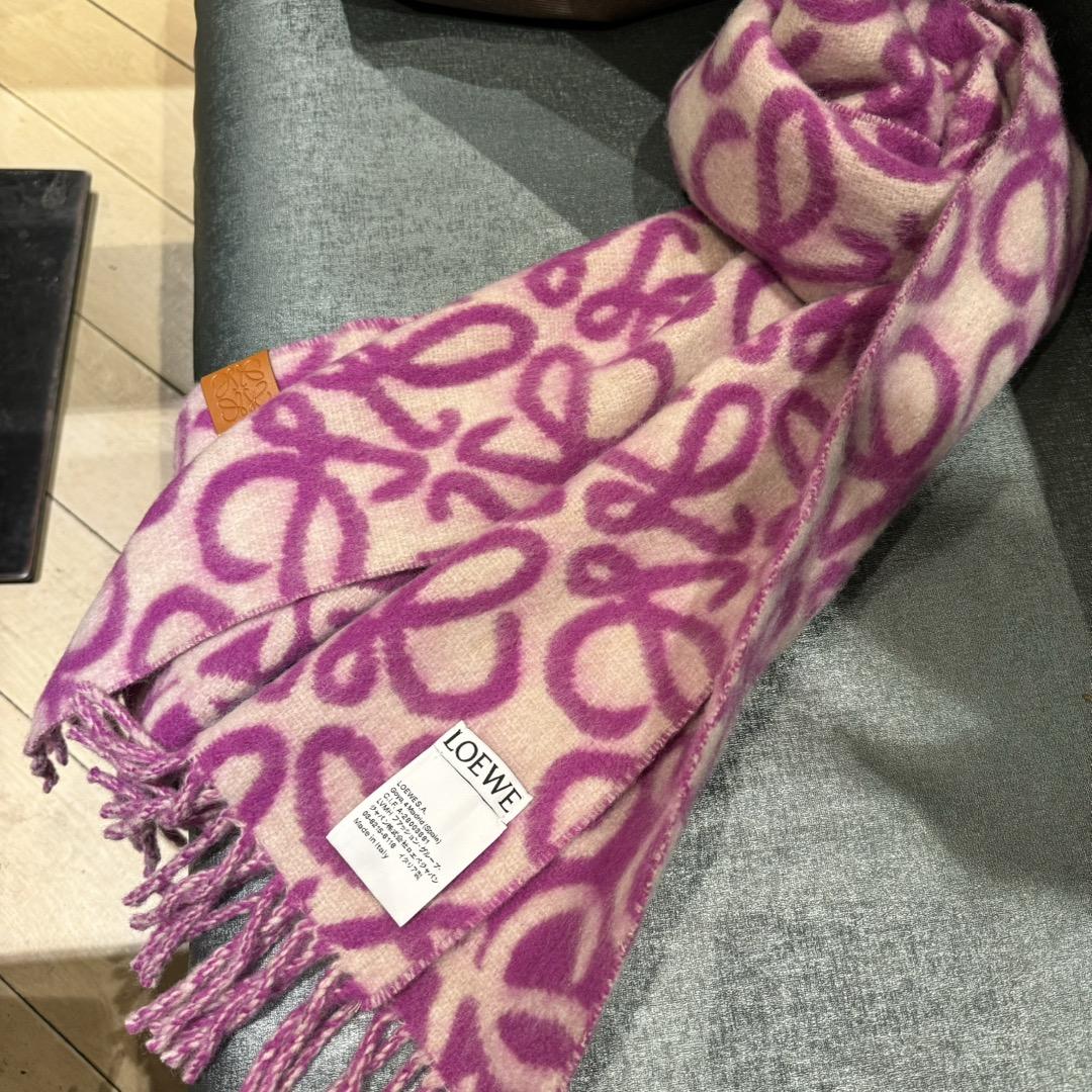 Loewe Anagram Scarf In Alpaca And Wool - PerfectKickZ