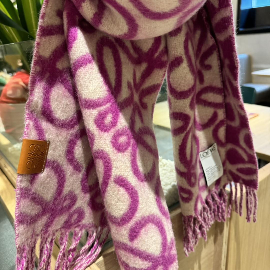 Loewe Anagram Scarf In Alpaca And Wool - PerfectKickZ