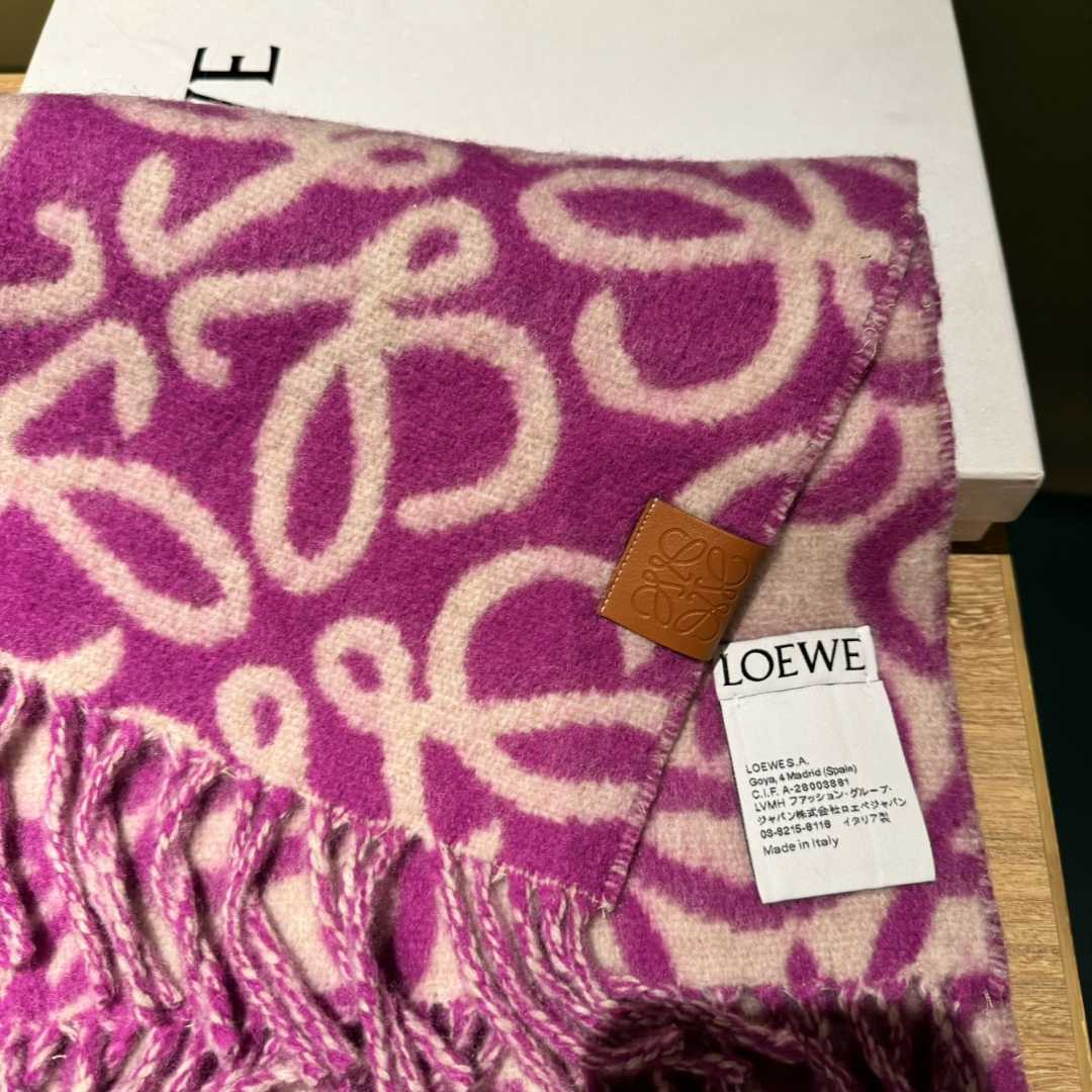 Loewe Anagram Scarf In Alpaca And Wool - PerfectKickZ