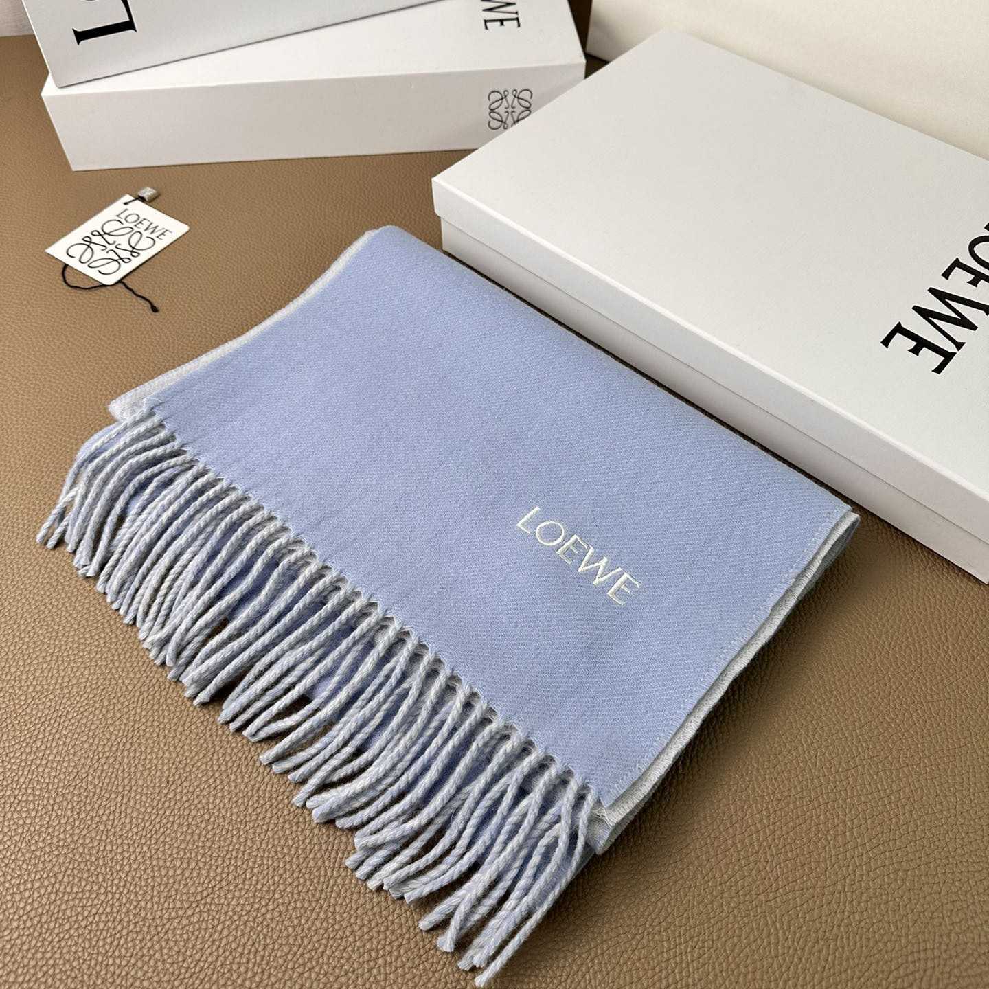 Loewe Scarf In Wool And Cashmere - PerfectKickZ