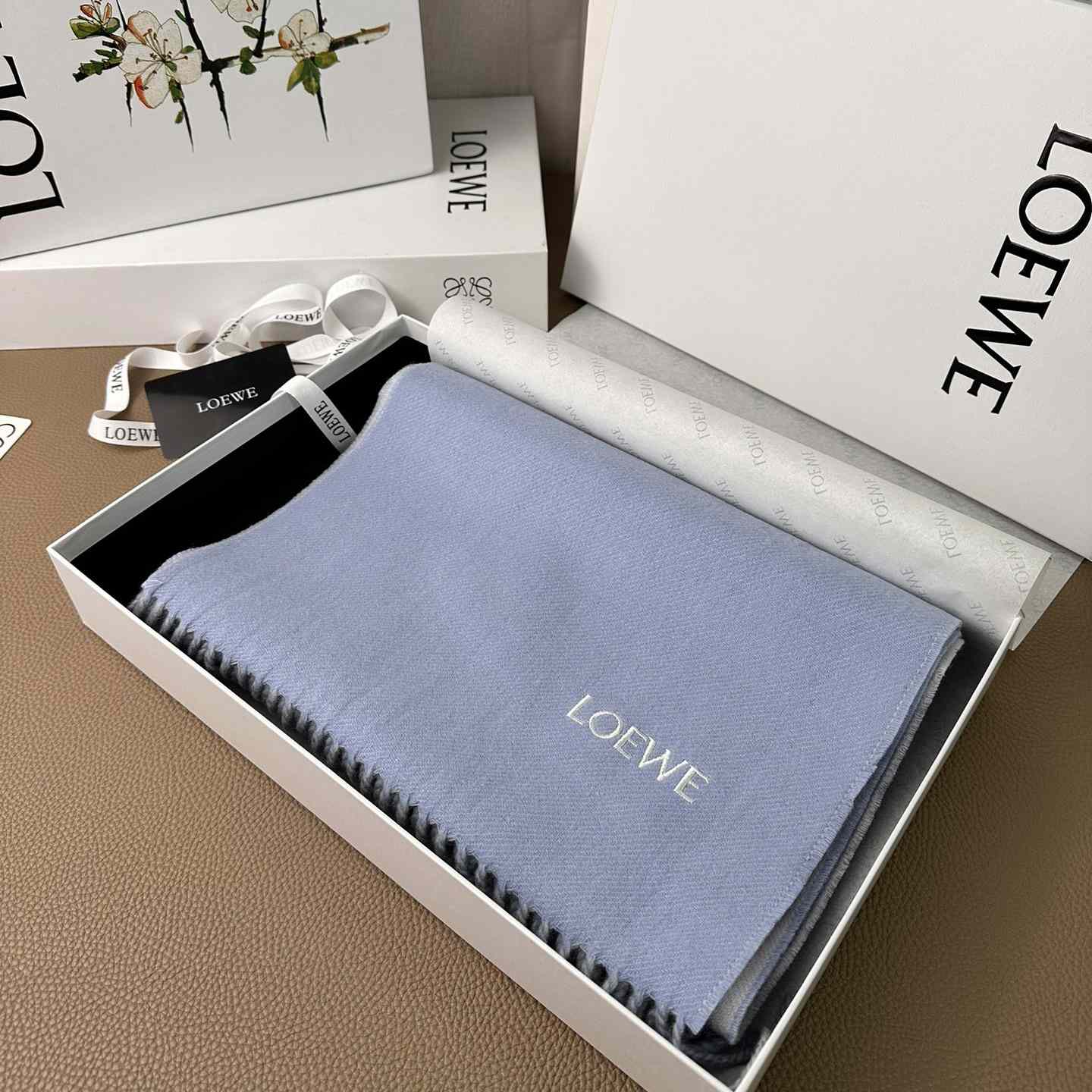 Loewe Scarf In Wool And Cashmere - PerfectKickZ