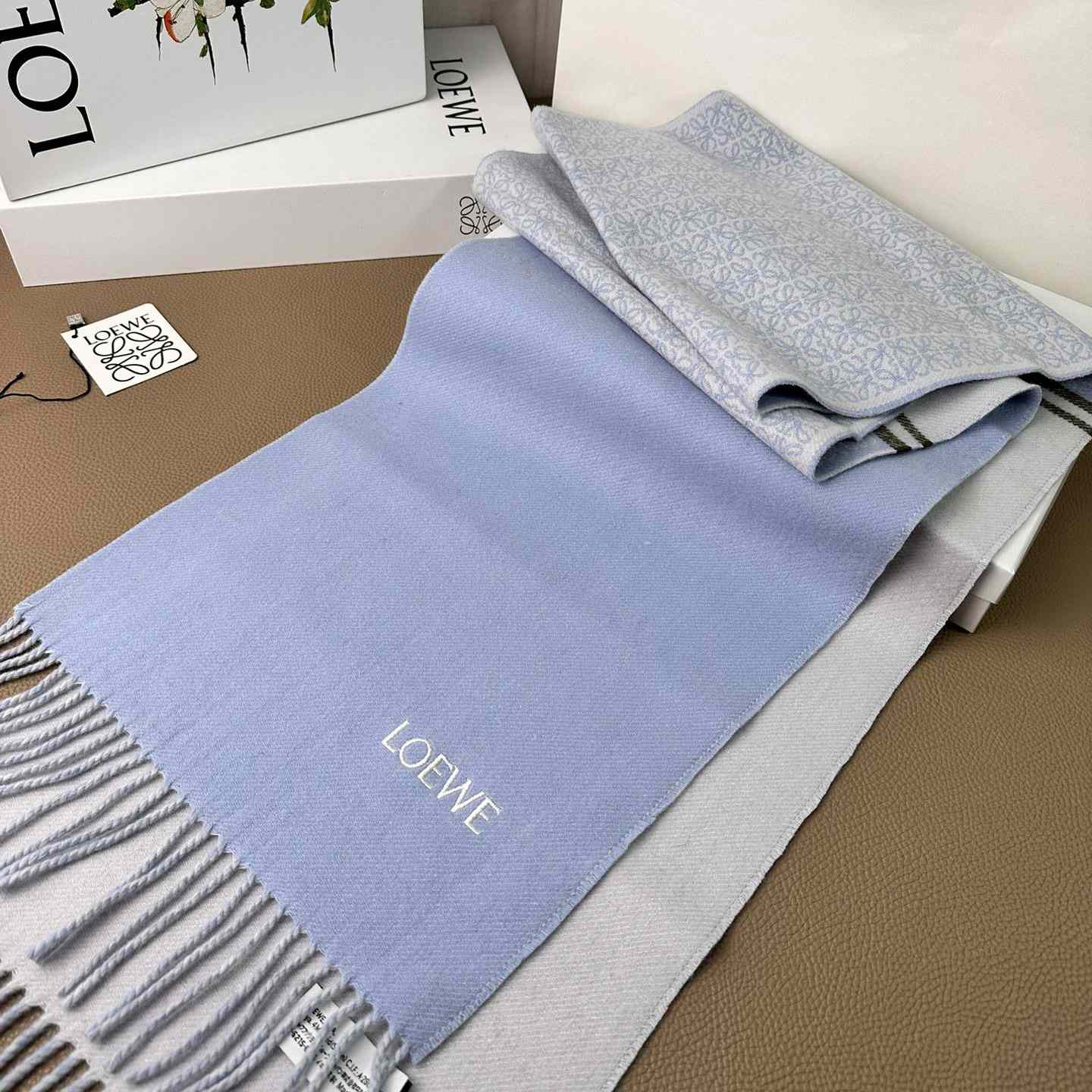 Loewe Scarf In Wool And Cashmere - PerfectKickZ
