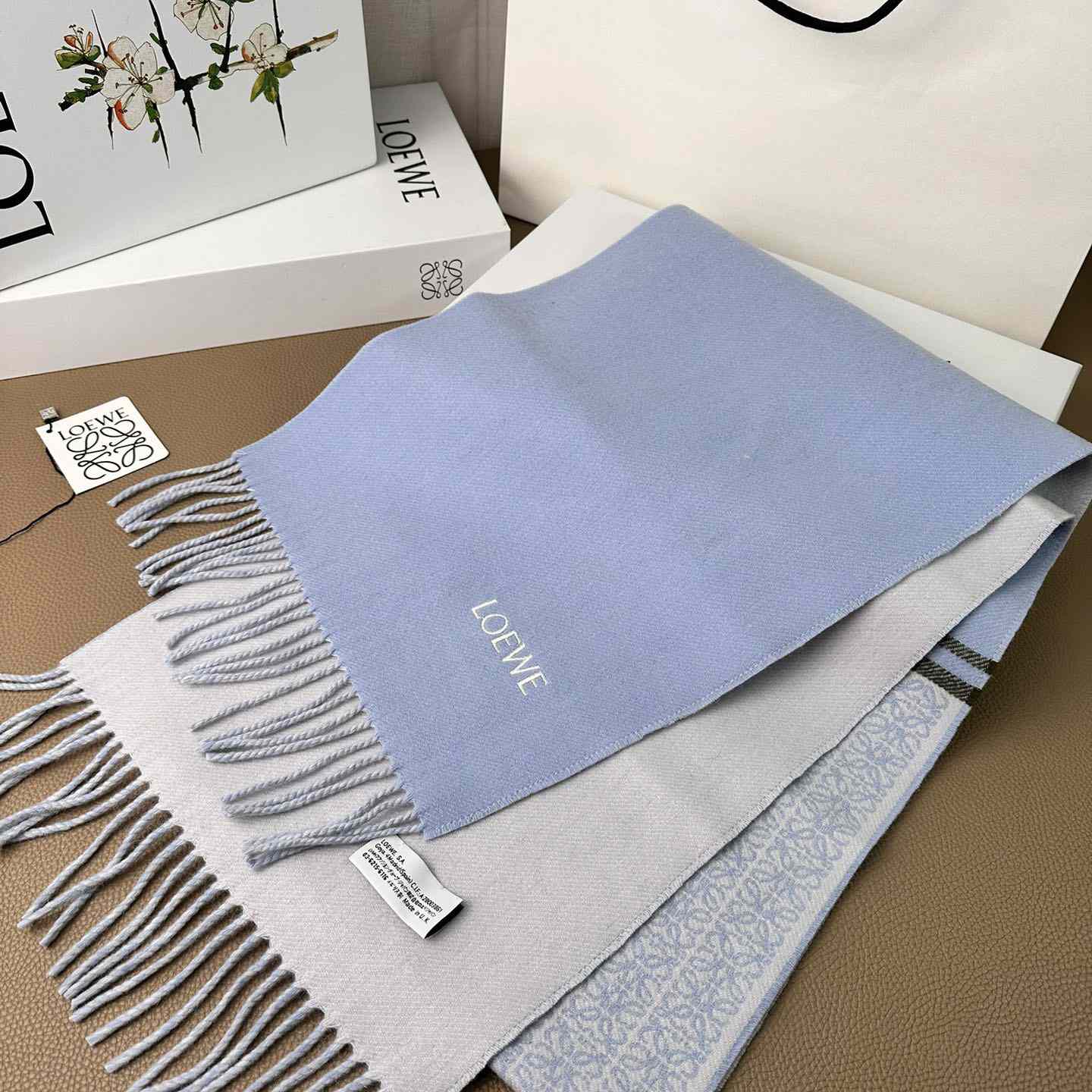 Loewe Scarf In Wool And Cashmere - PerfectKickZ