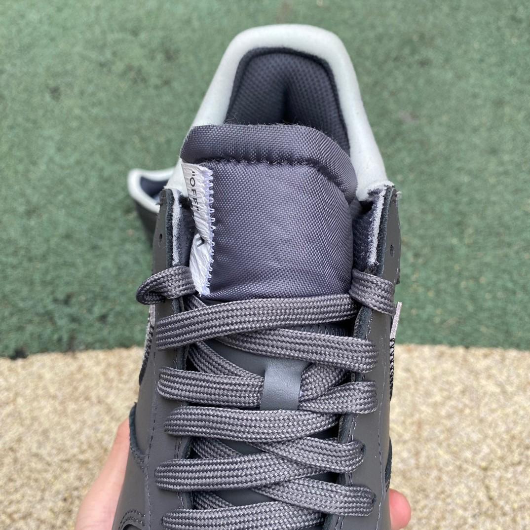 Off-White x Nike Air Force 1 Low "Ghost Grey" Sneaker       DX1419-500 - 