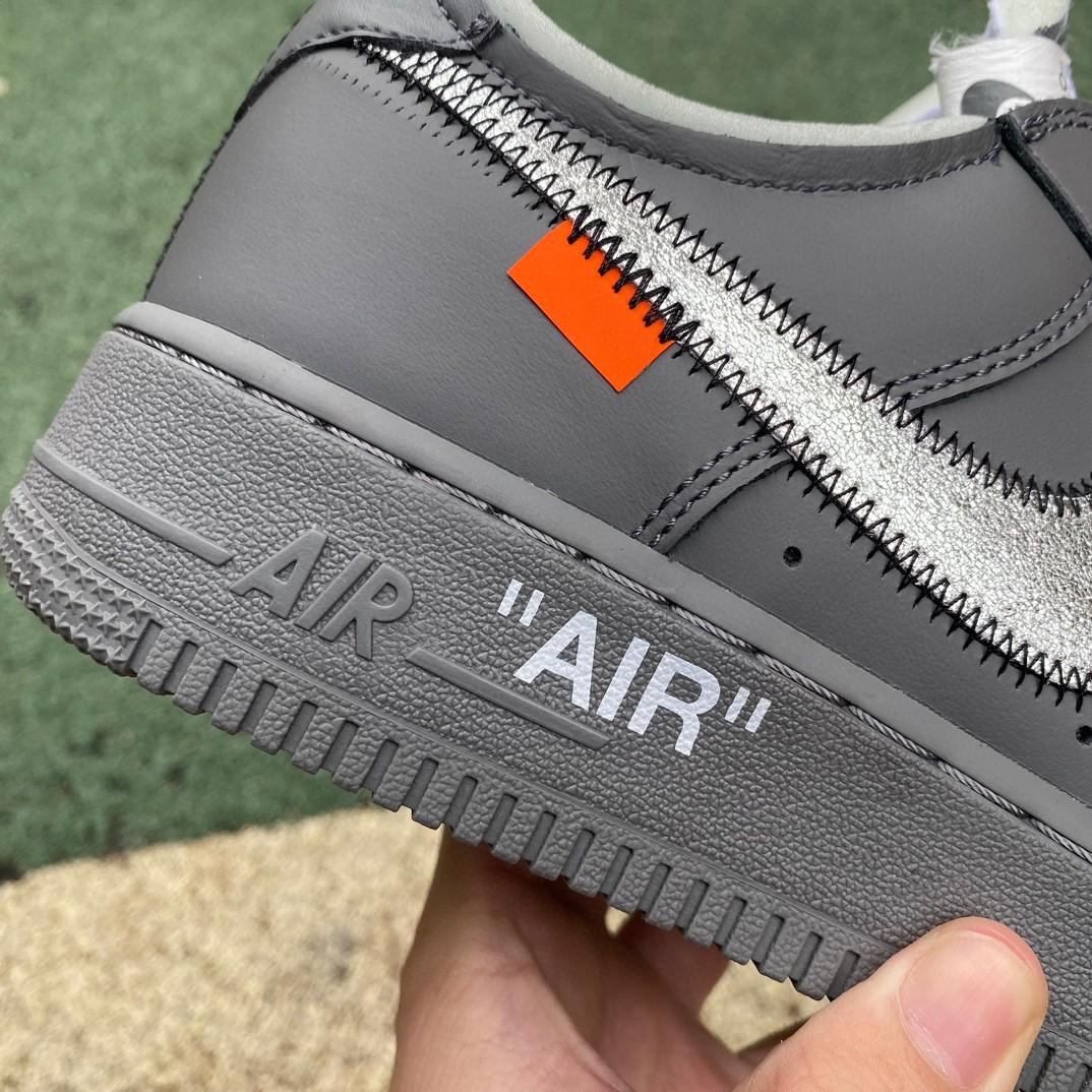 Off-White x Nike Air Force 1 Low "Ghost Grey" Sneaker       DX1419-500 - 