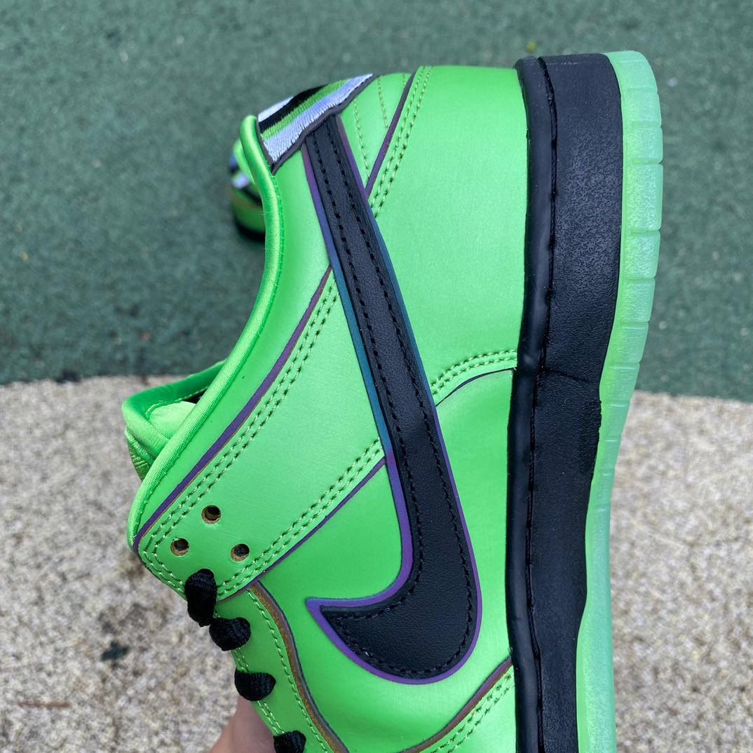 The Powerpuff Girls x Nike SB Dunk Low “Buttercup”Sneaker    FZ8319 300 - PerfectKickZ