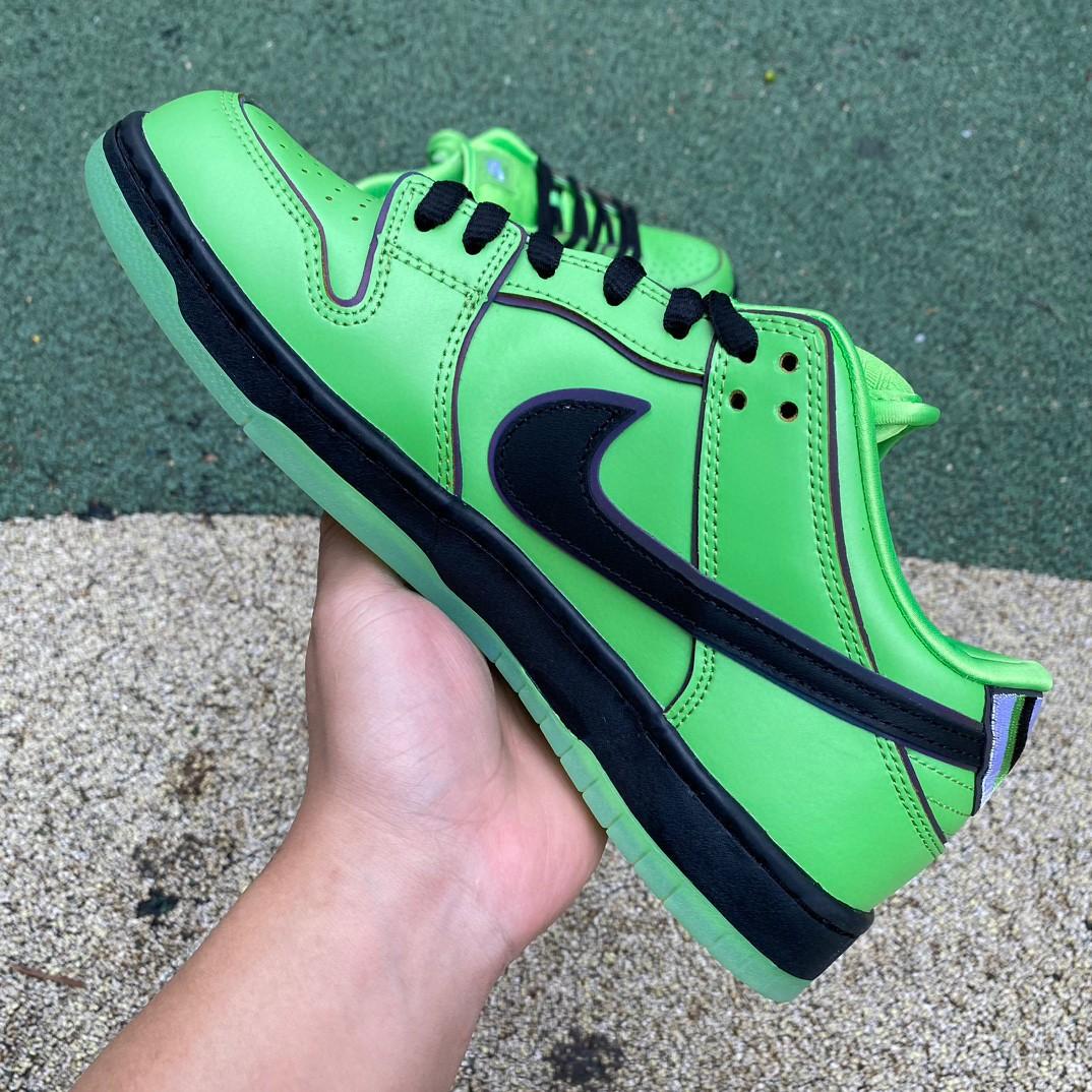 The Powerpuff Girls x Nike SB Dunk Low “Buttercup”Sneaker    FZ8319 300 - PerfectKickZ