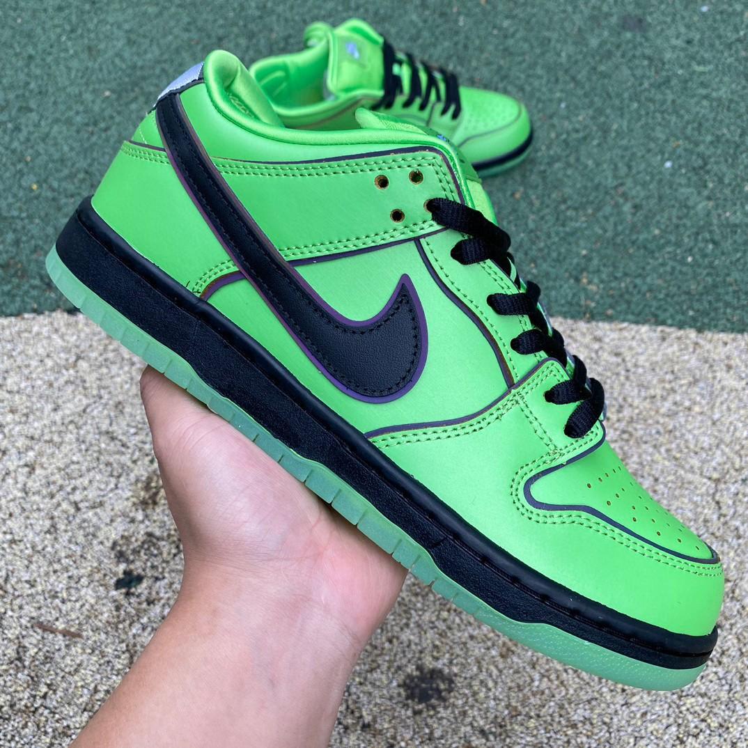 The Powerpuff Girls x Nike SB Dunk Low “Buttercup”Sneaker    FZ8319 300 - PerfectKickZ