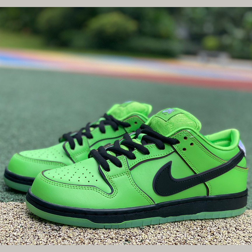 The Powerpuff Girls x Nike SB Dunk Low “Buttercup”Sneaker    FZ8319 300 - PerfectKickZ