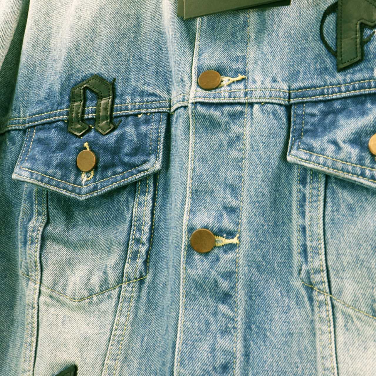  Palmangels Denim Jacket With Patches - 