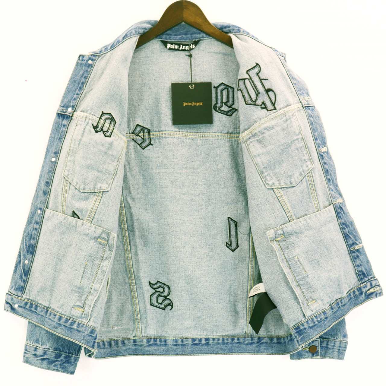  Palmangels Denim Jacket With Patches - 