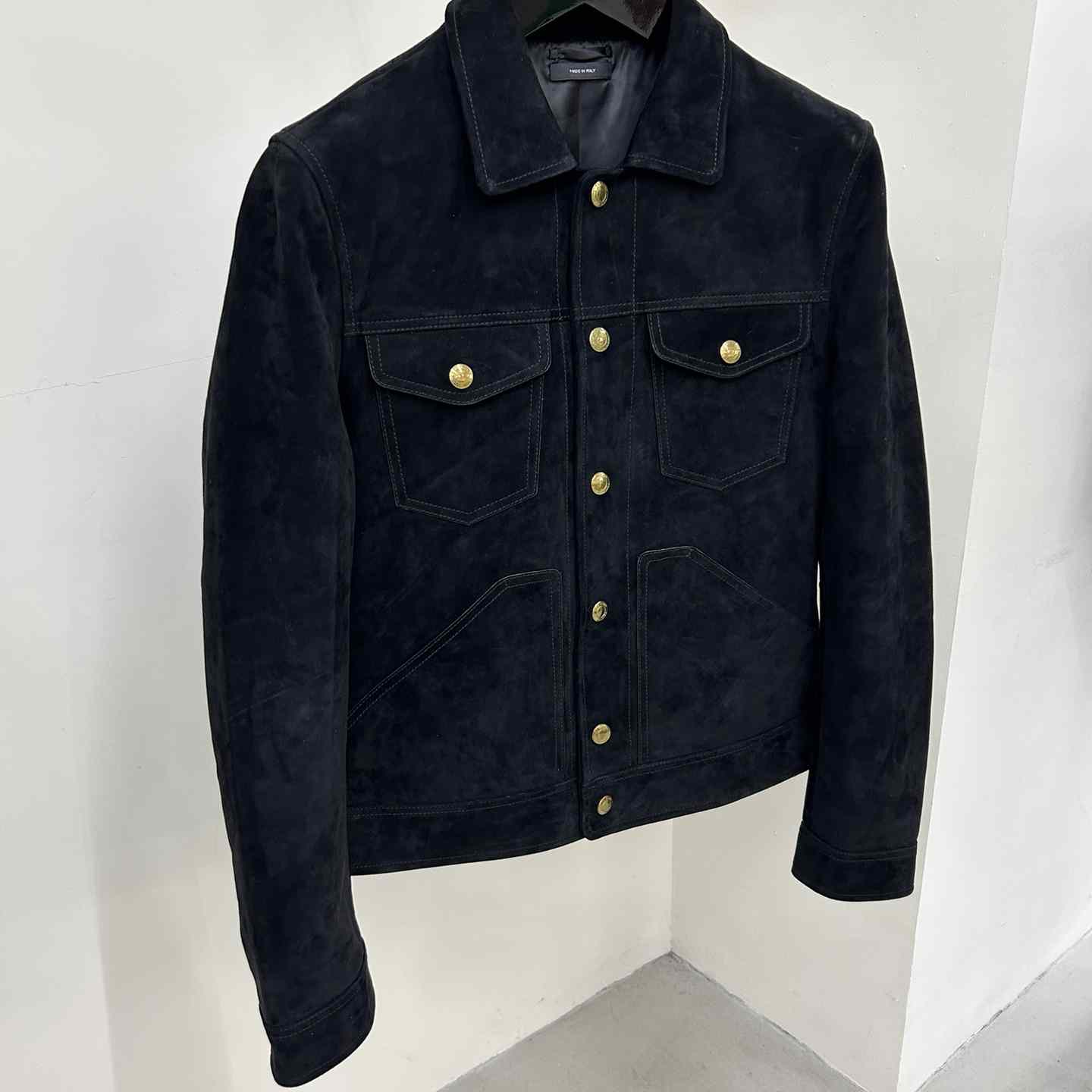 Tom Ford Cashmere Suede Shearling Trucker - PerfectKickZ