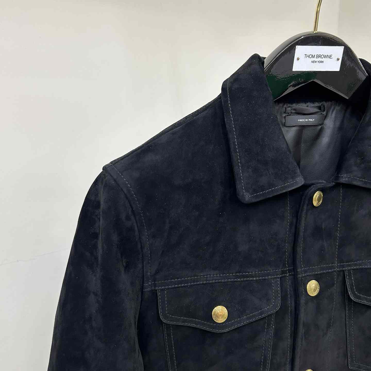 Tom Ford Cashmere Suede Shearling Trucker - PerfectKickZ