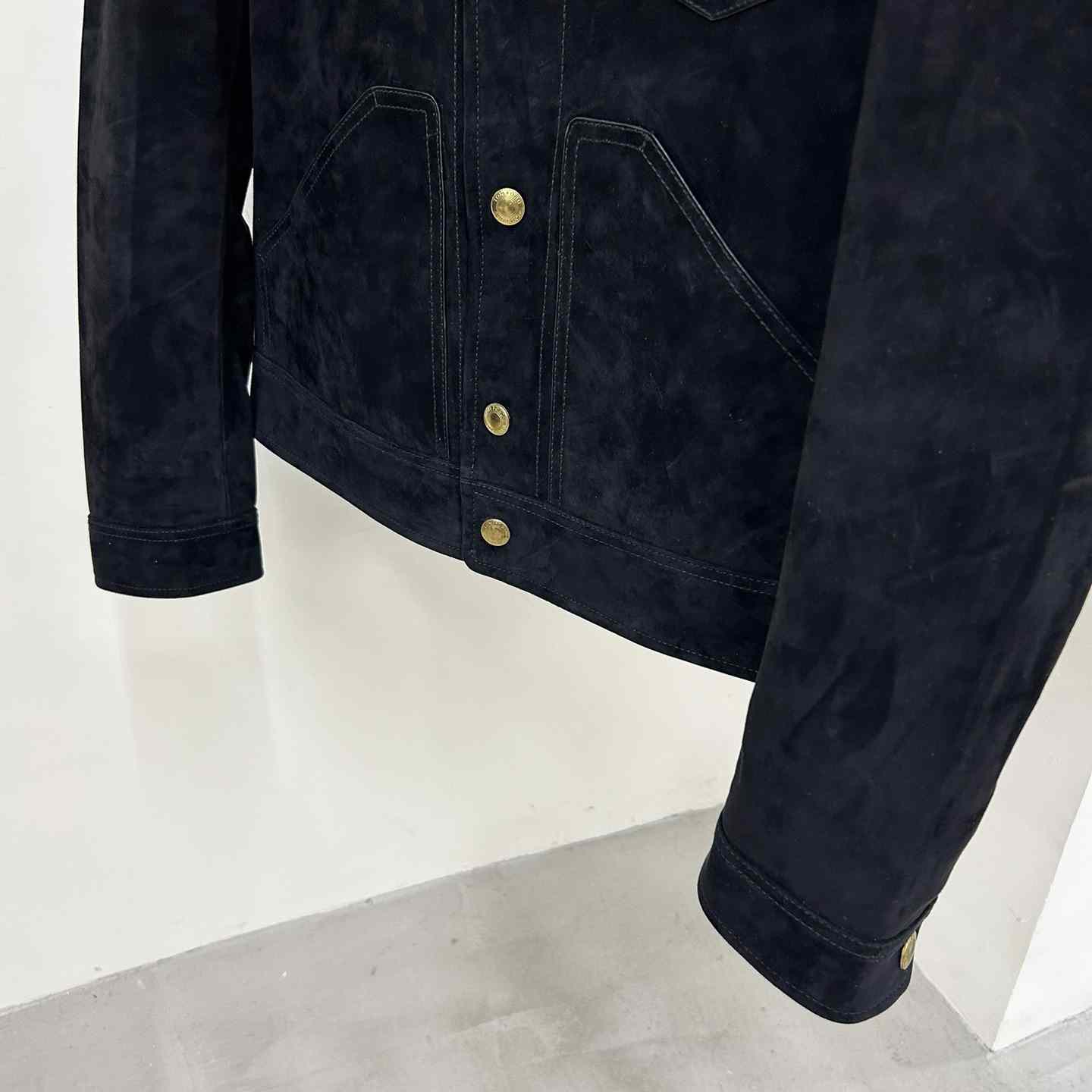 Tom Ford Cashmere Suede Shearling Trucker - PerfectKickZ