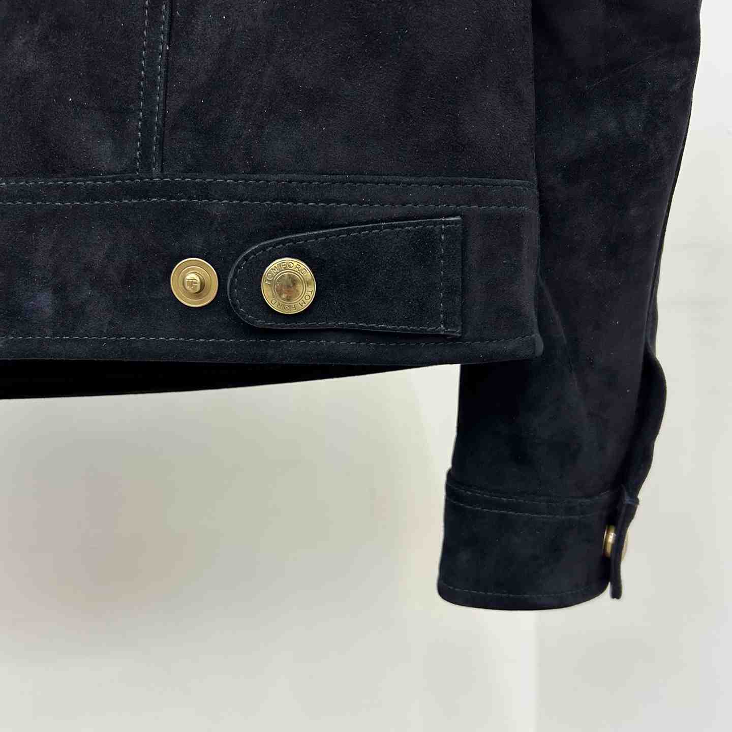 Tom Ford Cashmere Suede Shearling Trucker - PerfectKickZ