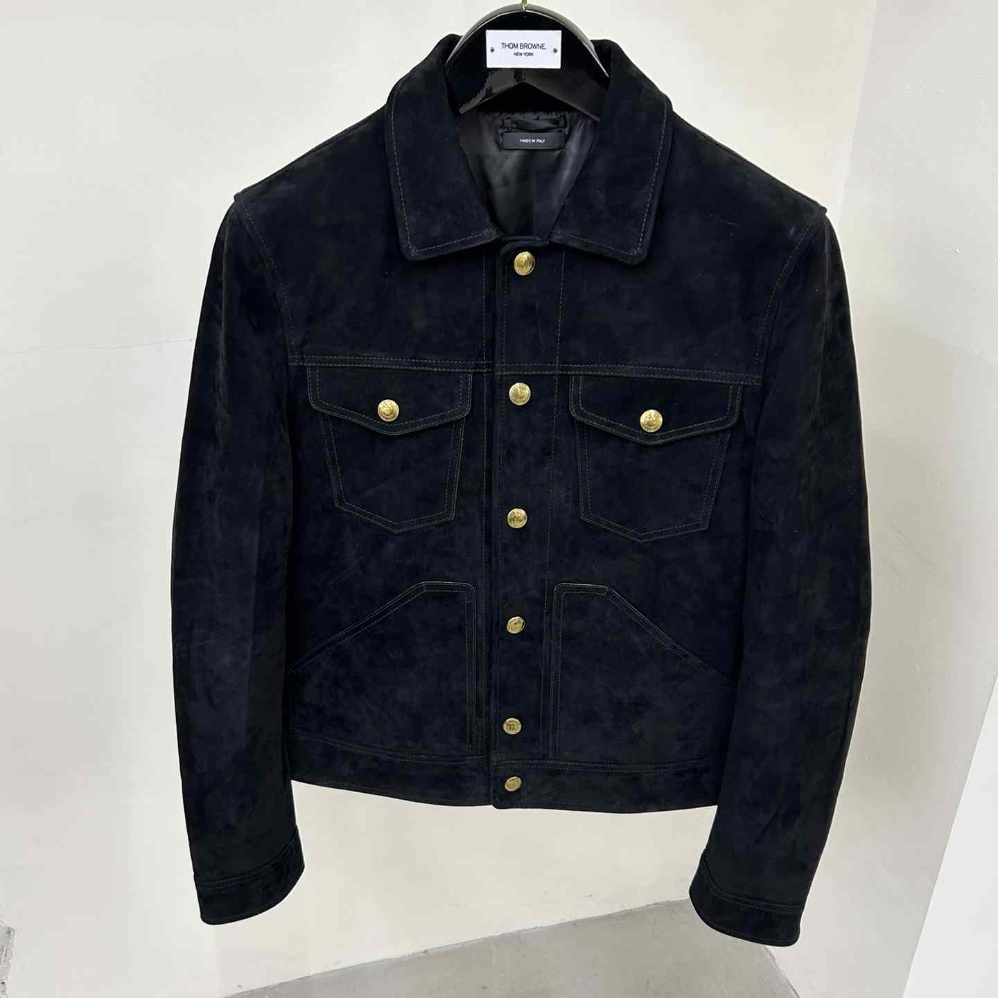 Tom Ford Cashmere Suede Shearling Trucker - PerfectKickZ