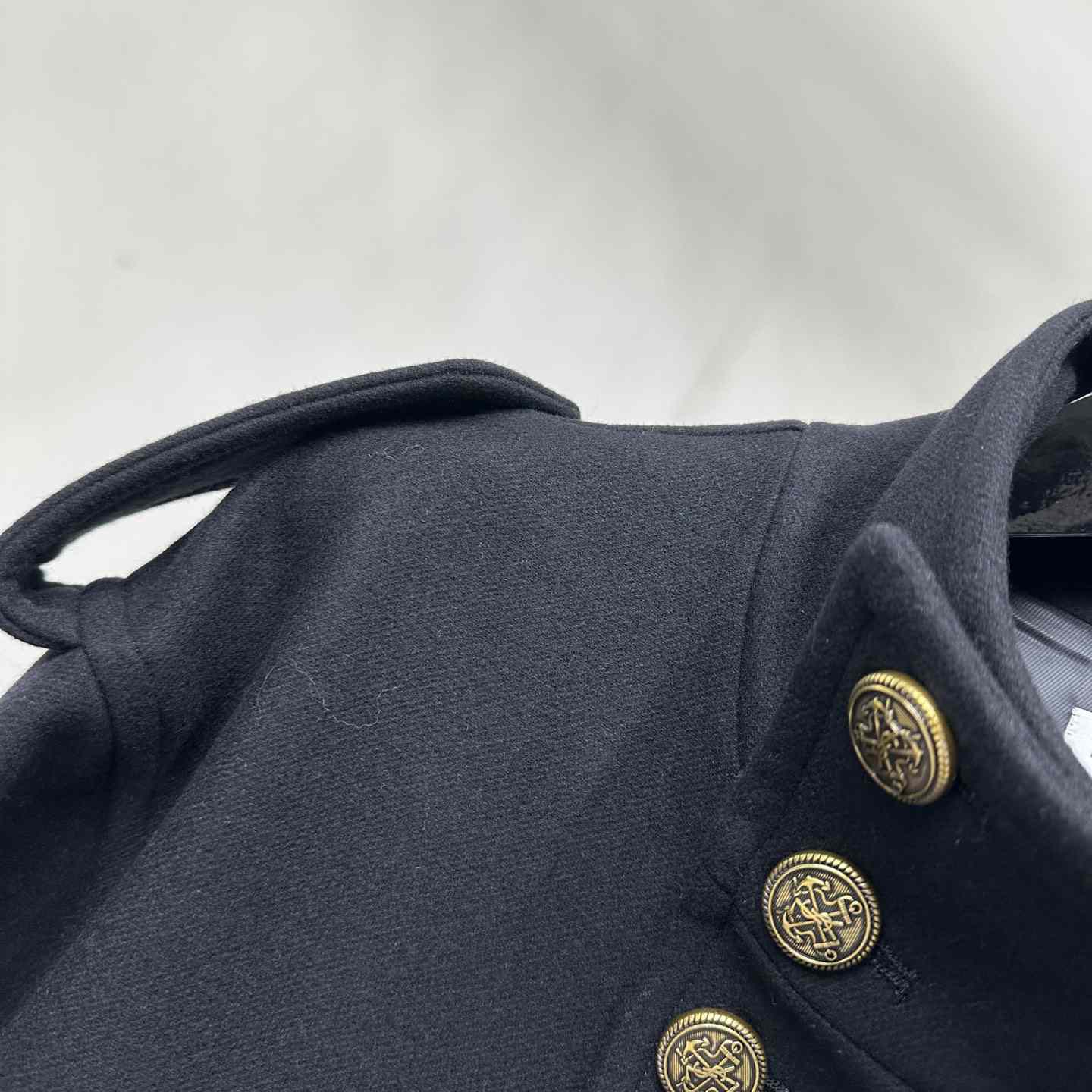 Saint Laurent Button-up Wool Military Jacket - PerfectKickZ