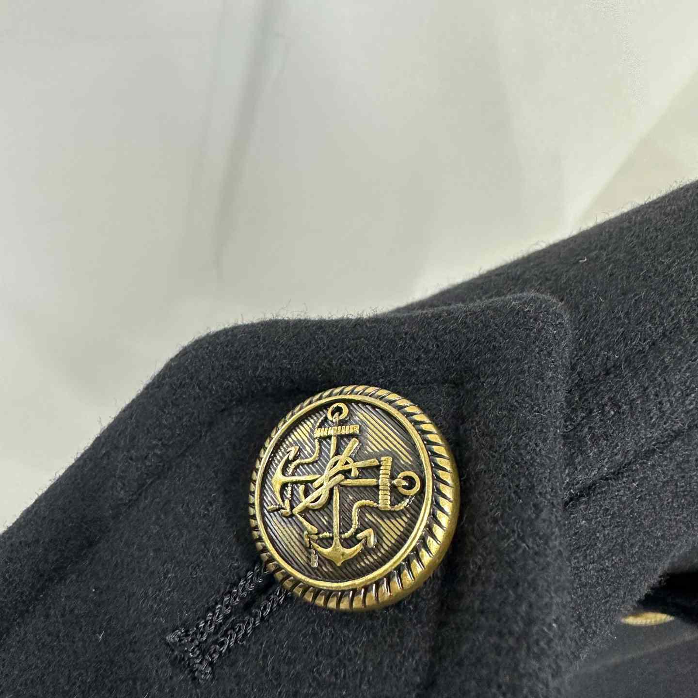 Saint Laurent Button-up Wool Military Jacket - PerfectKickZ