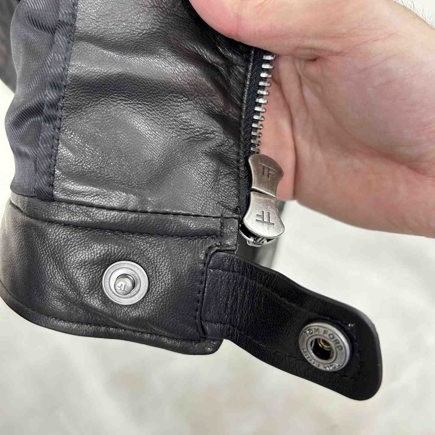 Dior Feather Nappa Quilted Cafe Racer - 