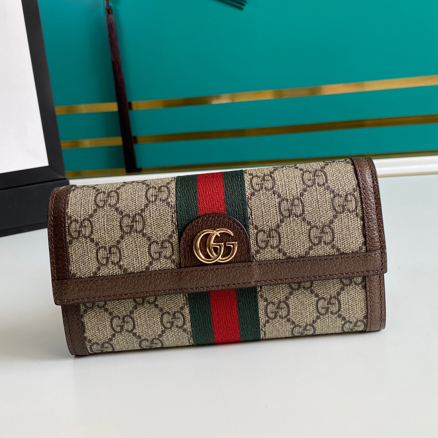 Gucci Ophidia GG Continental Wallet - PerfectKickZ