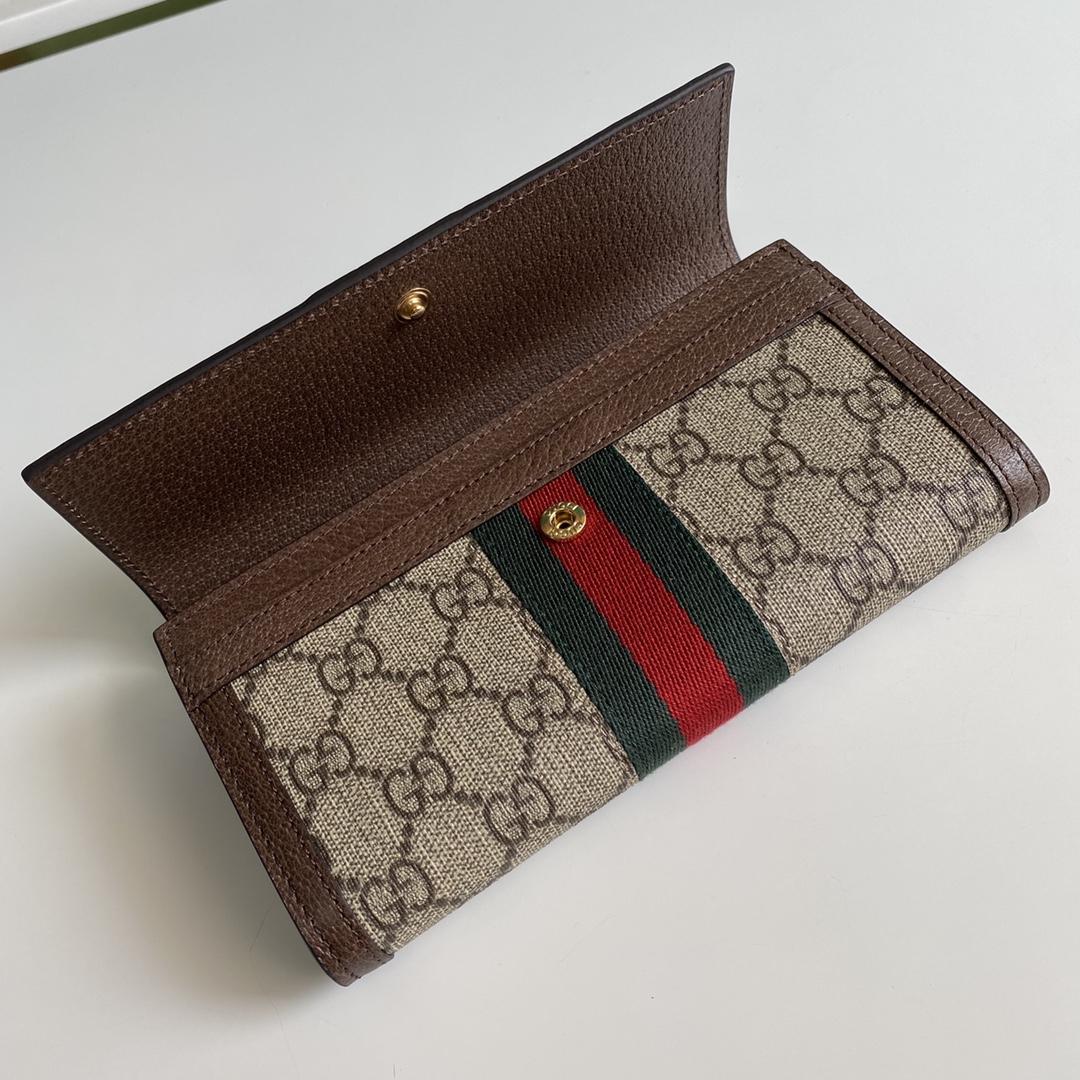 Gucci Ophidia GG Continental Wallet - PerfectKickZ