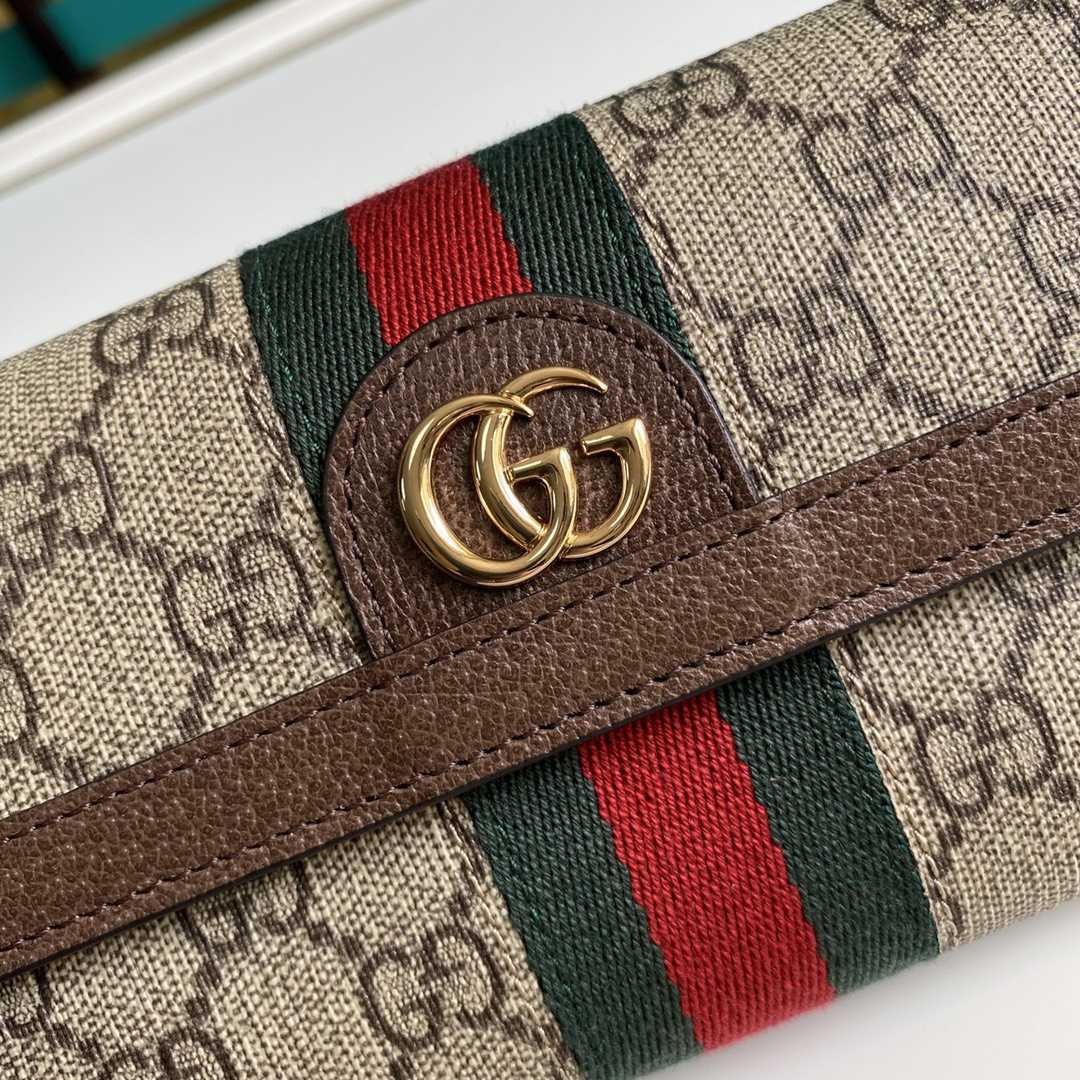 Gucci Ophidia GG Continental Wallet - PerfectKickZ
