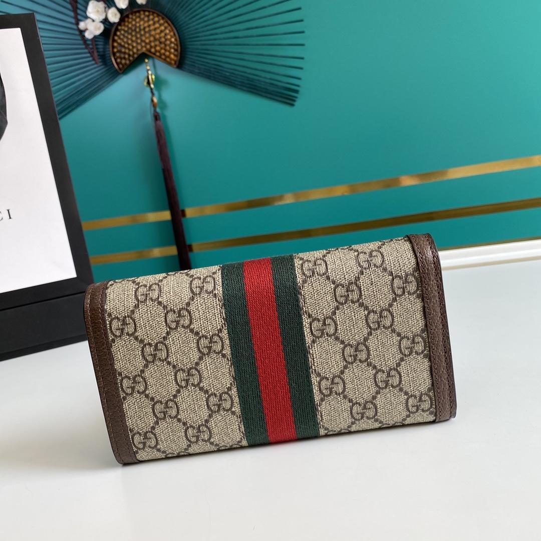 Gucci Ophidia GG Continental Wallet - PerfectKickZ