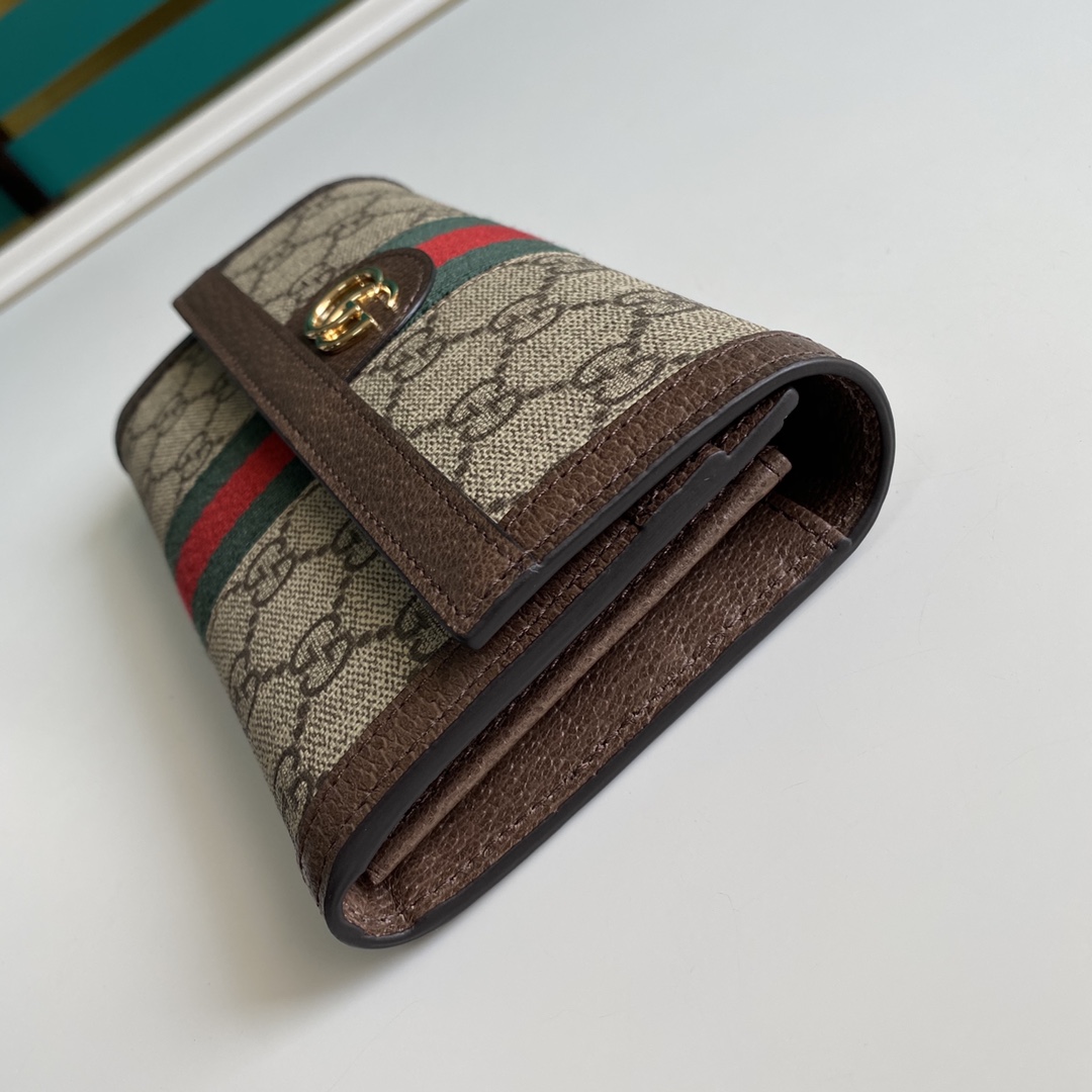 Gucci Ophidia GG Continental Wallet - PerfectKickZ