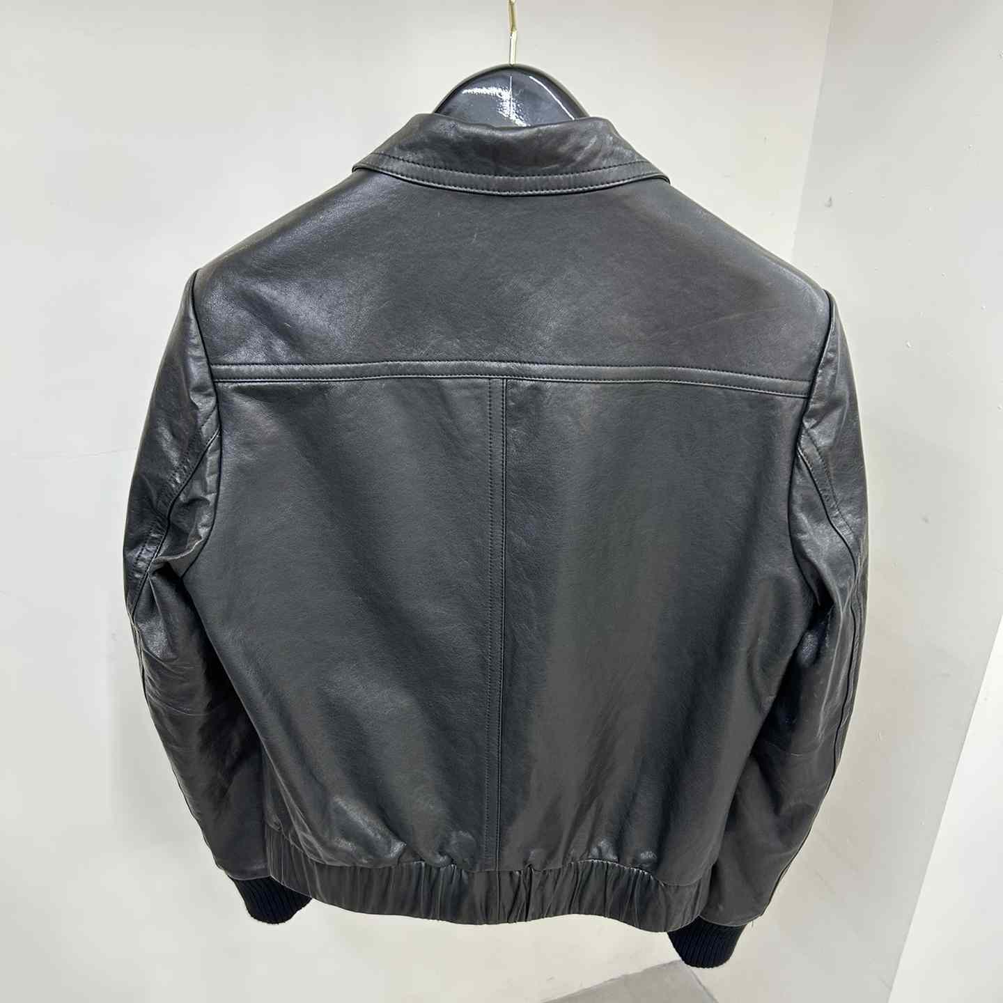 Gucci Leather Bomber Jacket - PerfectKickZ