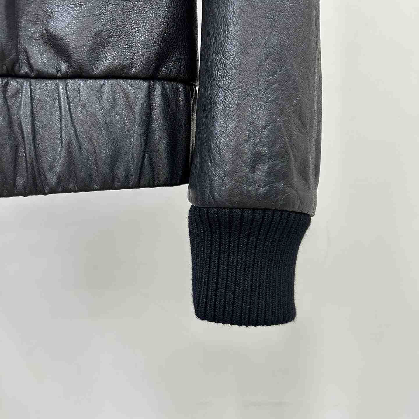 Gucci Leather Bomber Jacket - PerfectKickZ