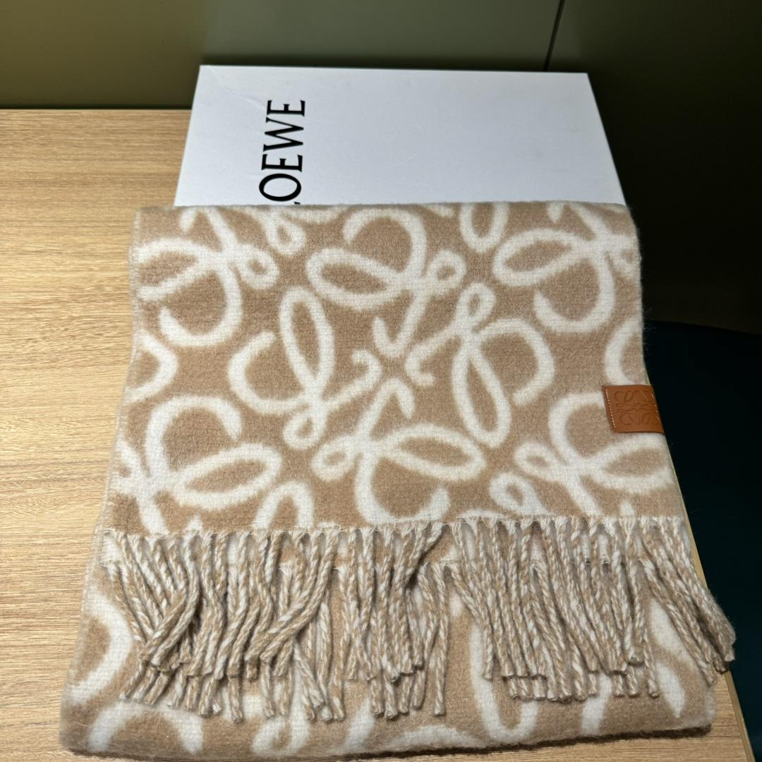 Loewe Anagram Scarf In Alpaca And Wool - PerfectKickZ