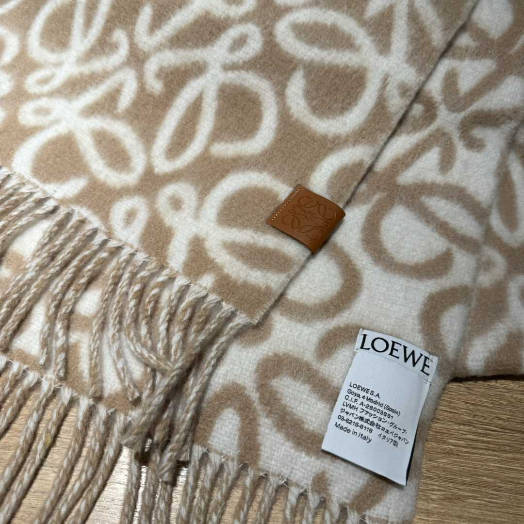 Loewe Anagram Scarf In Alpaca And Wool - PerfectKickZ